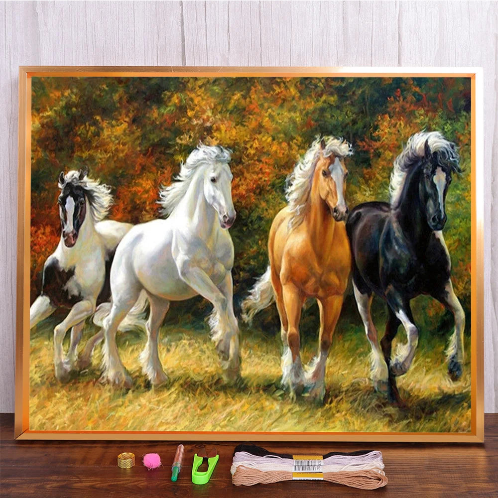 Animal Cross Stitch Embroidery Craft Kit