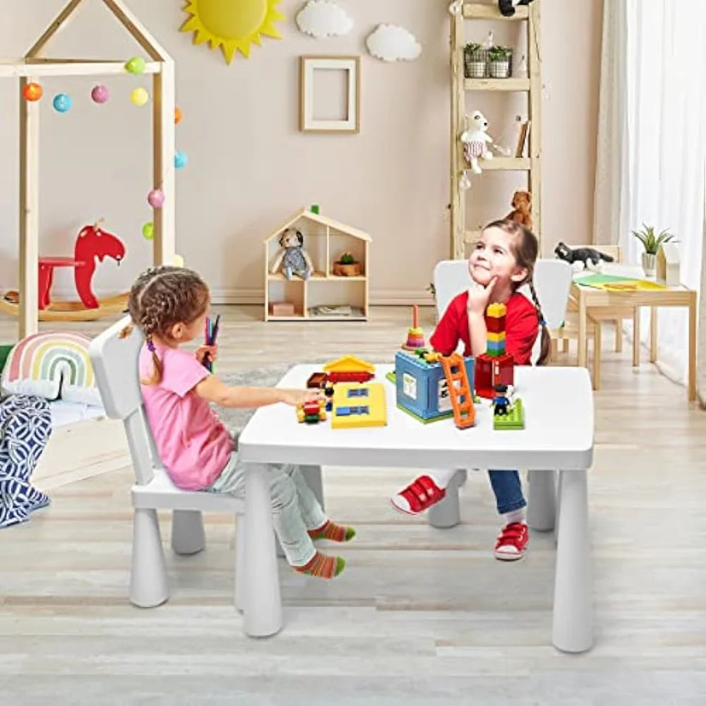 Kids Table and Chair Plastic Activity Table