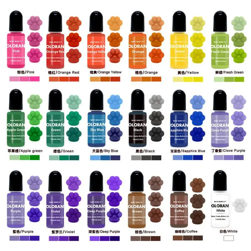 20 Colors Candle Dyes