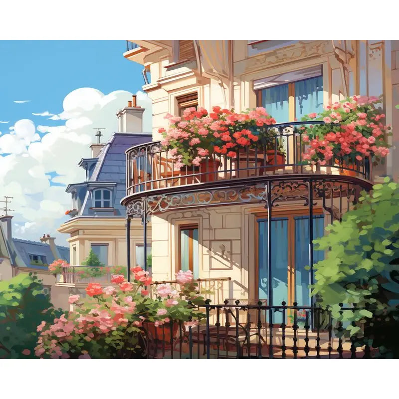 Painting By Numbers Scenery Kit