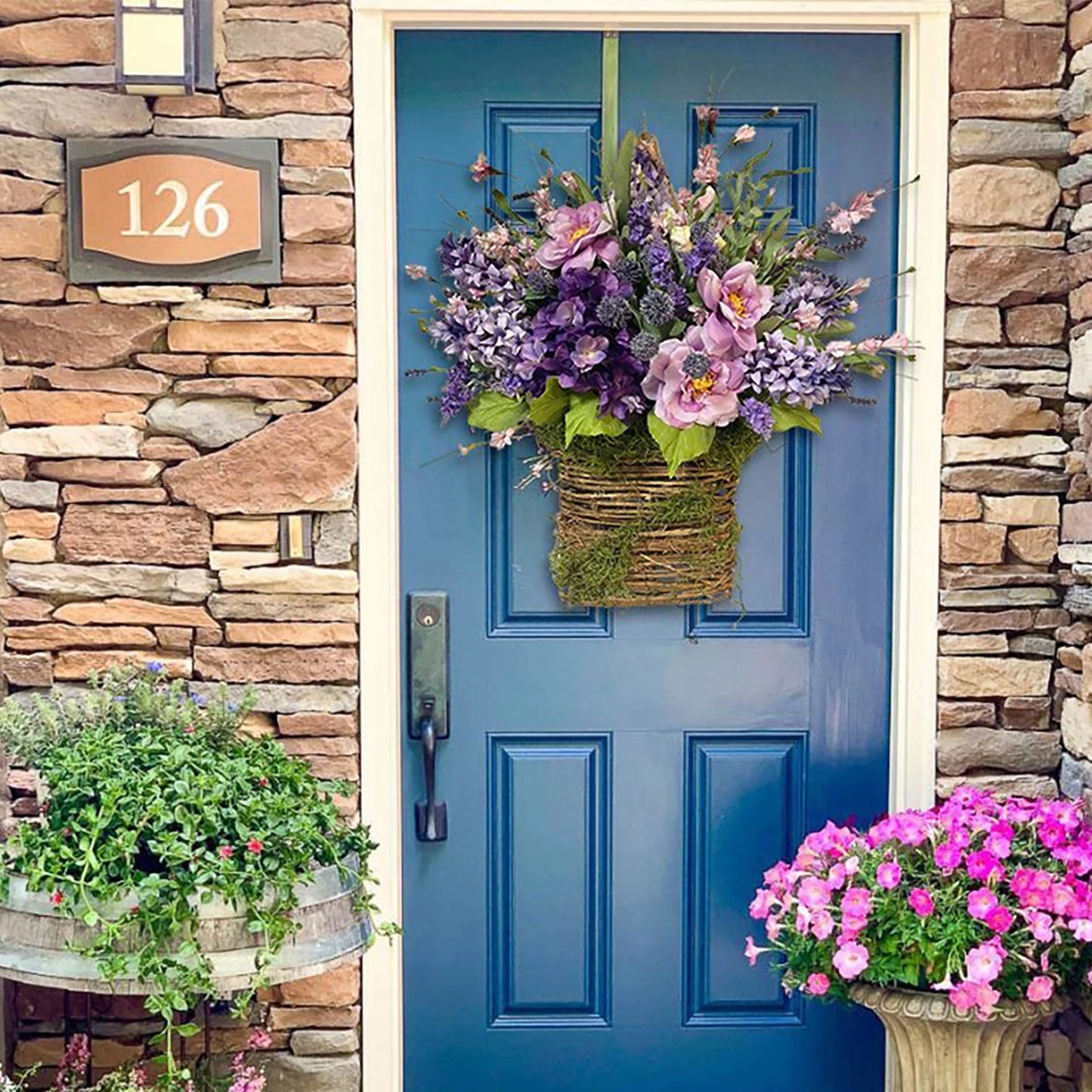 Lavender Wreaths for Front Door