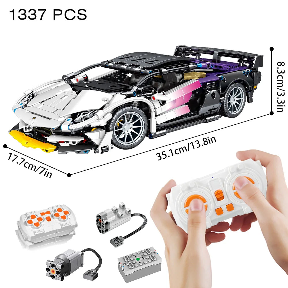 1:14 Racing Sport Car Model Building Blocks