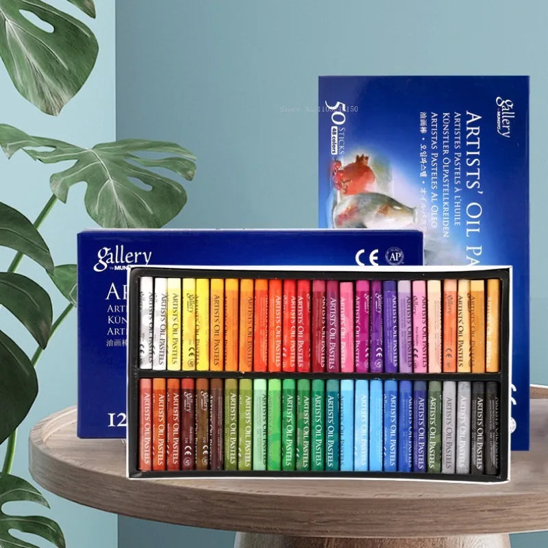 50Color Medium Rough Oil Painting Stick