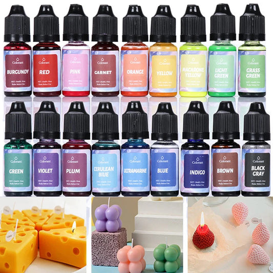 24 Colors Candle Dyes Pigment Aromatherapy