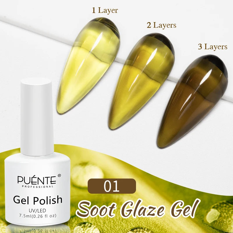 Gel Glitter Semi-Permanent Nail Art Varnish