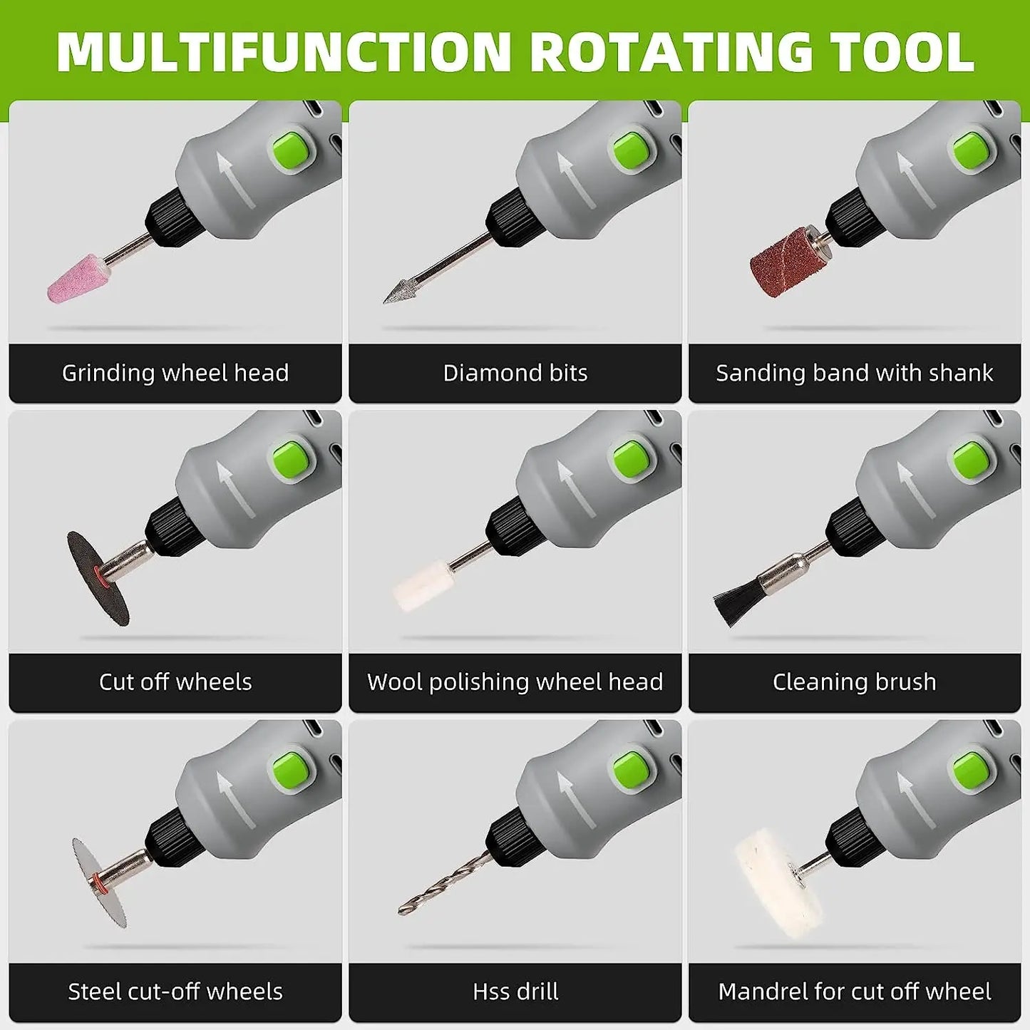 4V Mini Cordless Rotary Tools Set Kit