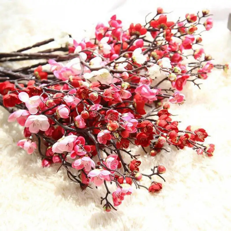 5Pack Artificial Blossom Cherry Flowers