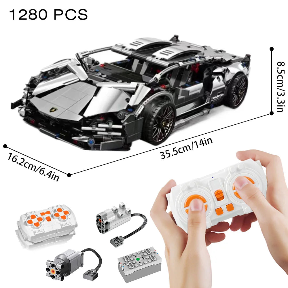 1:14 Racing Sport Car Model Building Blocks