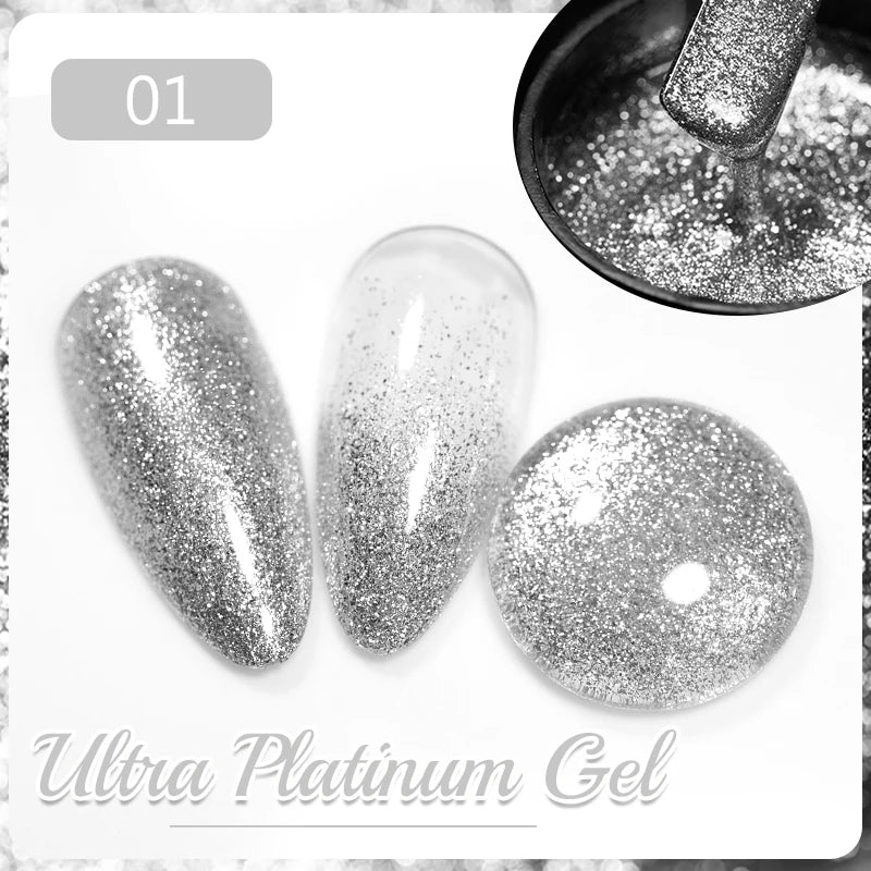 Glitter Nail Polish Sparkling Mica Shell Sequins