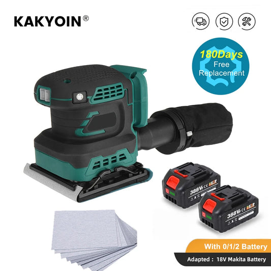 20V Wireless Square Base Electric Random Orbital Sander