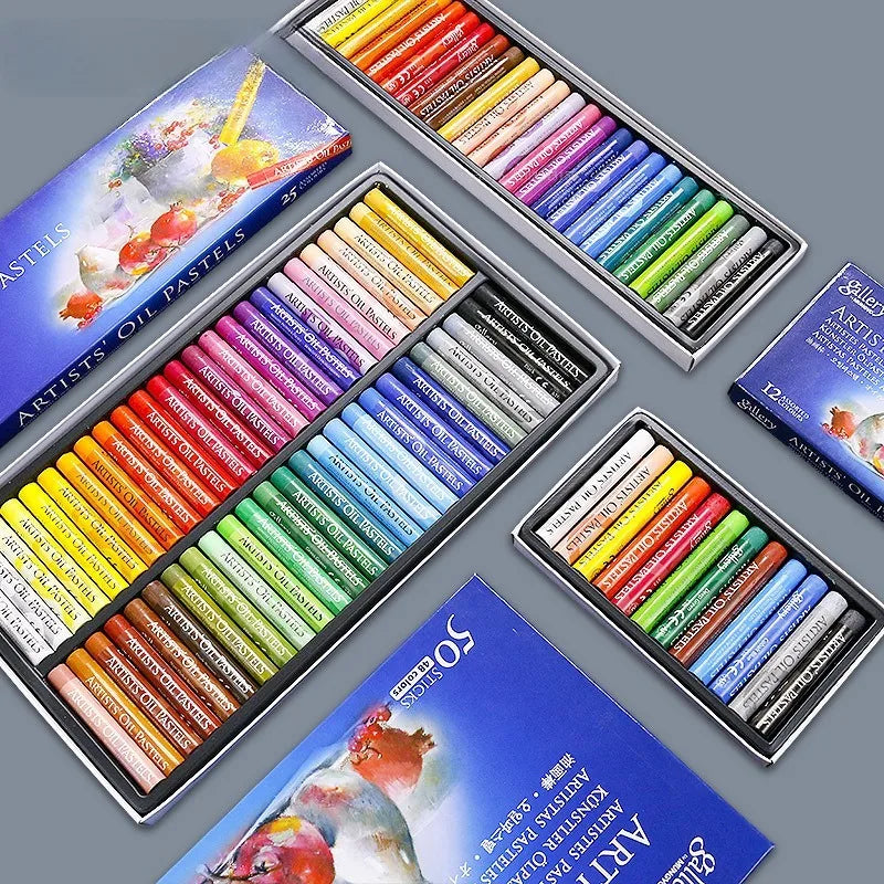 50Color Medium Rough Oil Painting Stick