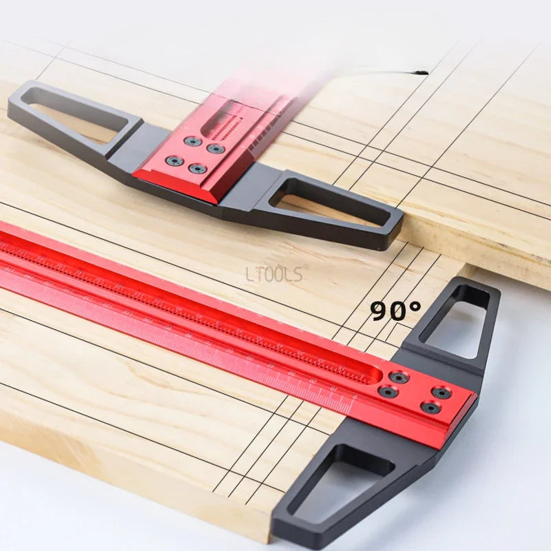 T-shaped Hole Marking Ruler