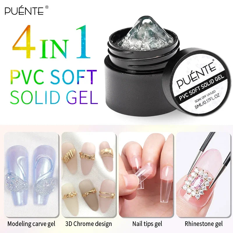 Gel Glitter Semi-Permanent Nail Art Varnish