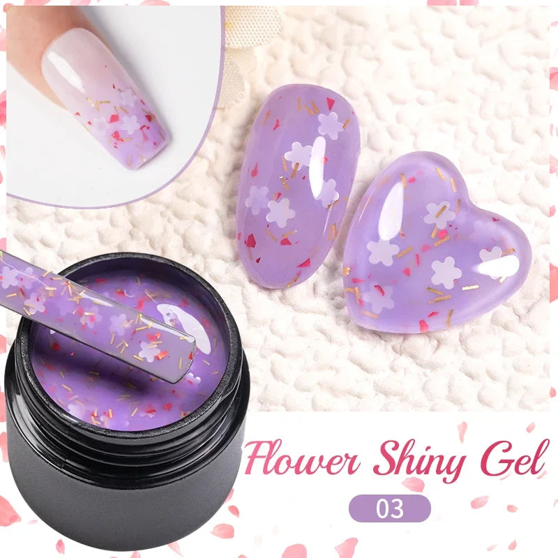 Gel Glitter Semi-Permanent Nail Art Varnish