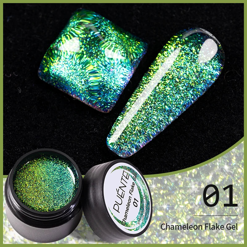 Gel Glitter Semi-Permanent Nail Art Varnish