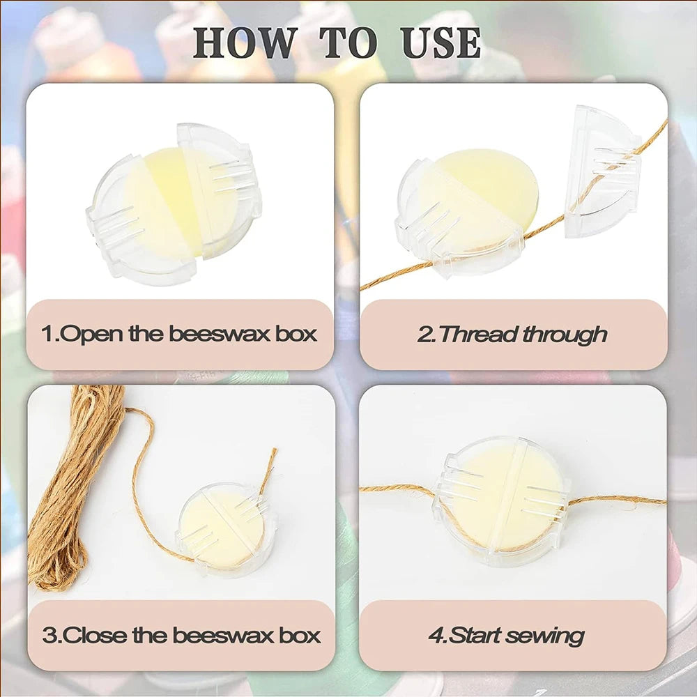 2PCS Sewing Thread Beeswax Conditioner