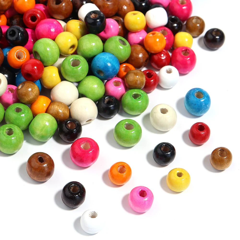 Natural Wooden Beads  For Jewelry Making