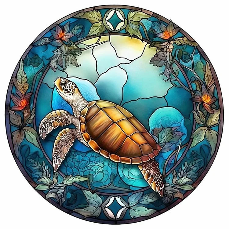 Embroidery Sea Turtle Cross Stitch Kit