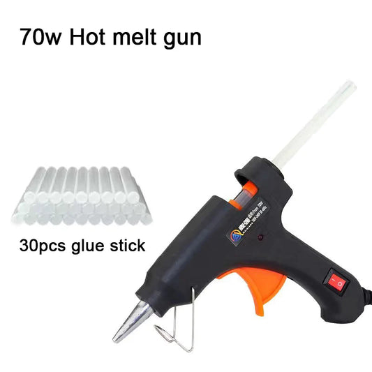 70W Hot Melt Glue Gun Set