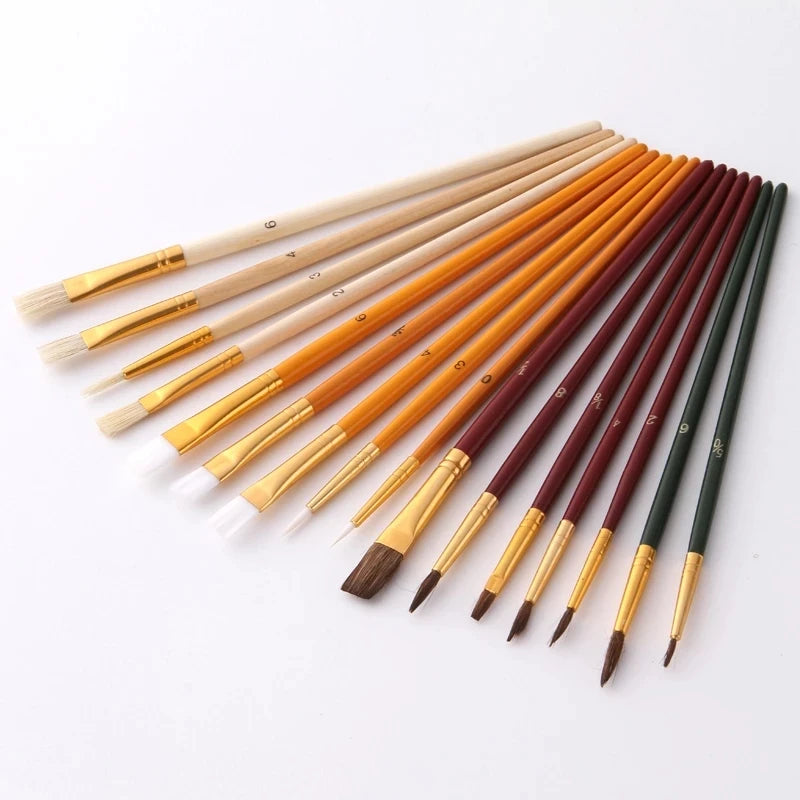 Oil Acrylic Brush Watercolor Pen Art Supplies