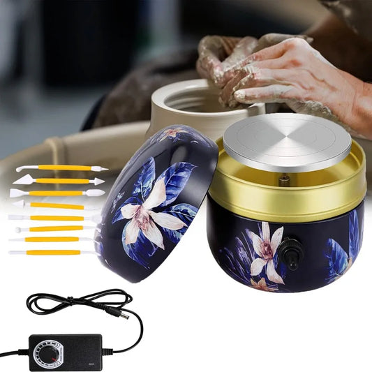 Mini Electric Pottery Wheel DIY Sculpting Kit