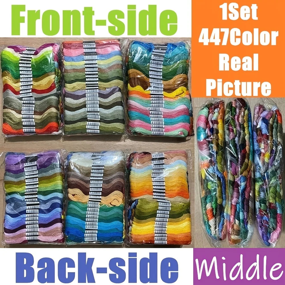 Embroidery Thread Cross Stitch Floss Sewing Skeins