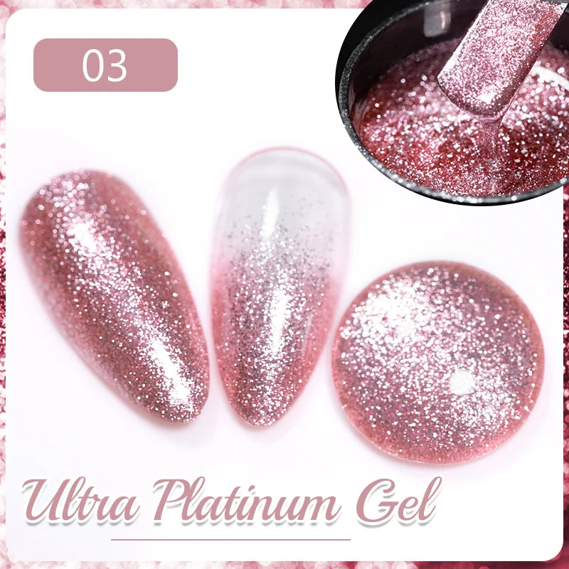 Glitter Nail Polish Sparkling Mica Shell Sequins