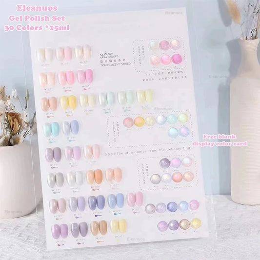 Gel Nail Polish Base Coat Nail Set