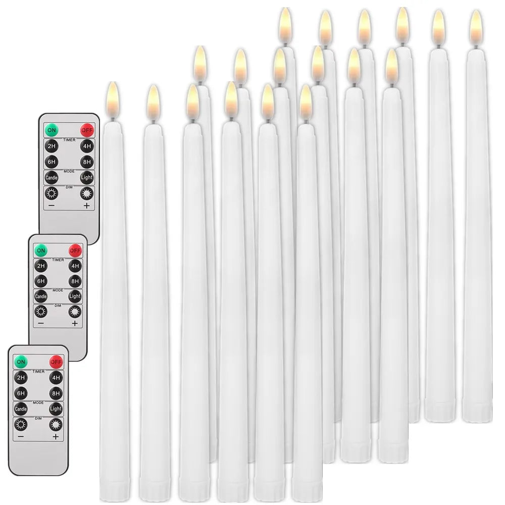 6/24Pc LED Flameless Taper Flickering Candles