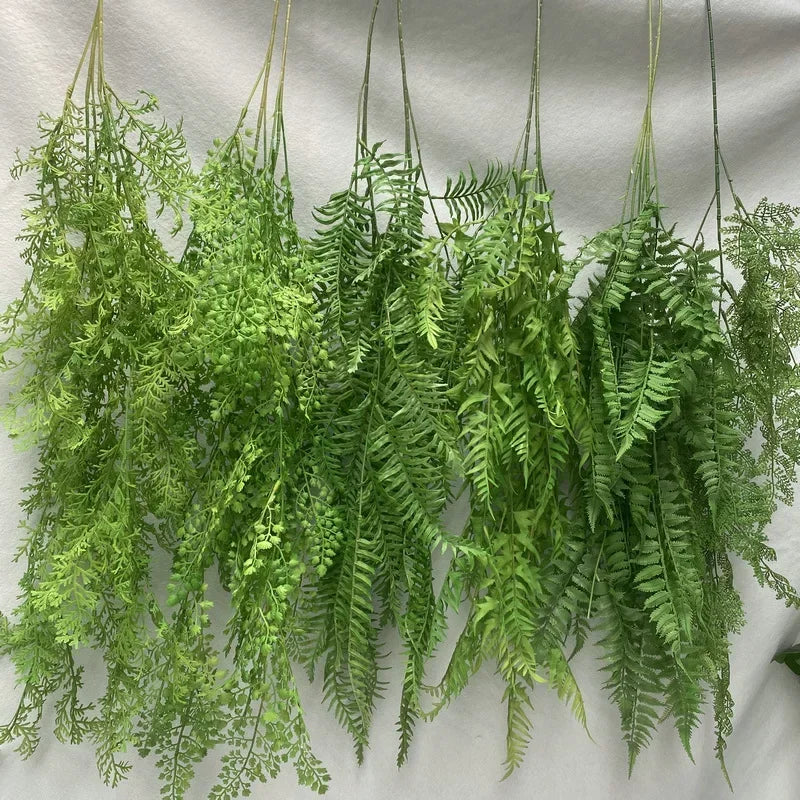 Artificial Plants Fern Leaves Vine  Decoration