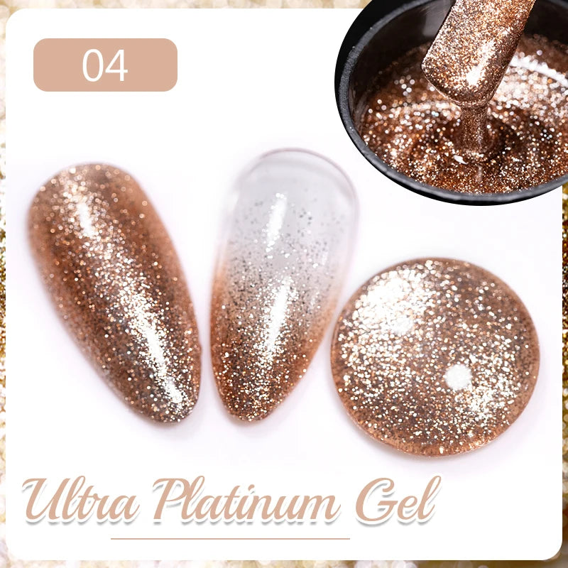 Glitter Nail Polish Sparkling Mica Shell Sequins