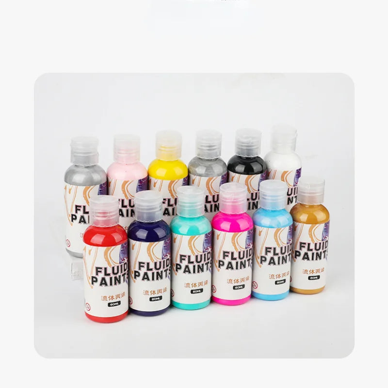 60ml Cell Fluid Painting Paint Set