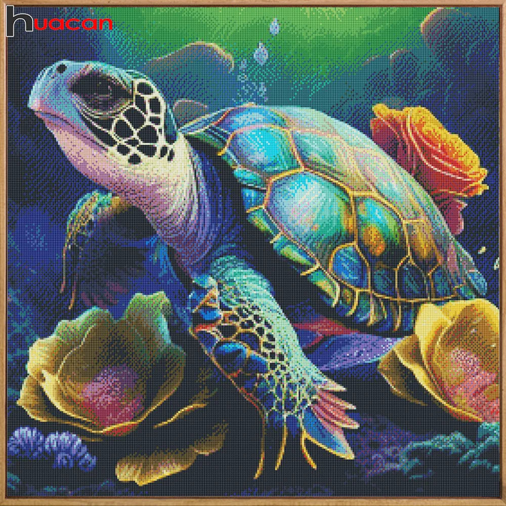 Embroidery Sea Turtle Cross Stitch Kit