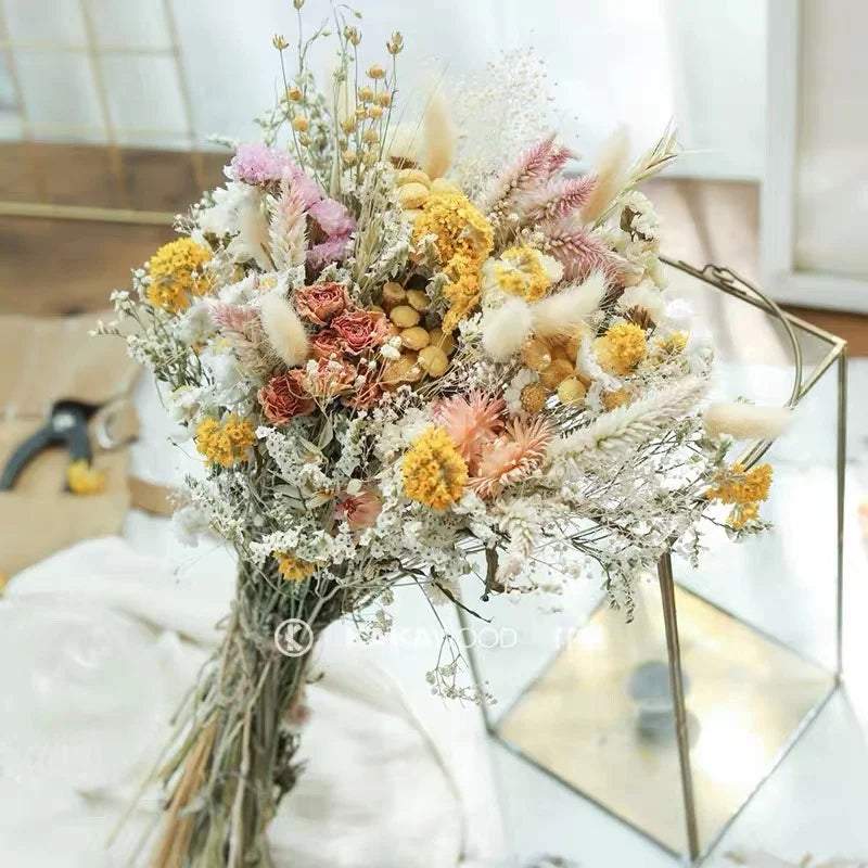 Boho Mix Dried Flower Small Bouquet