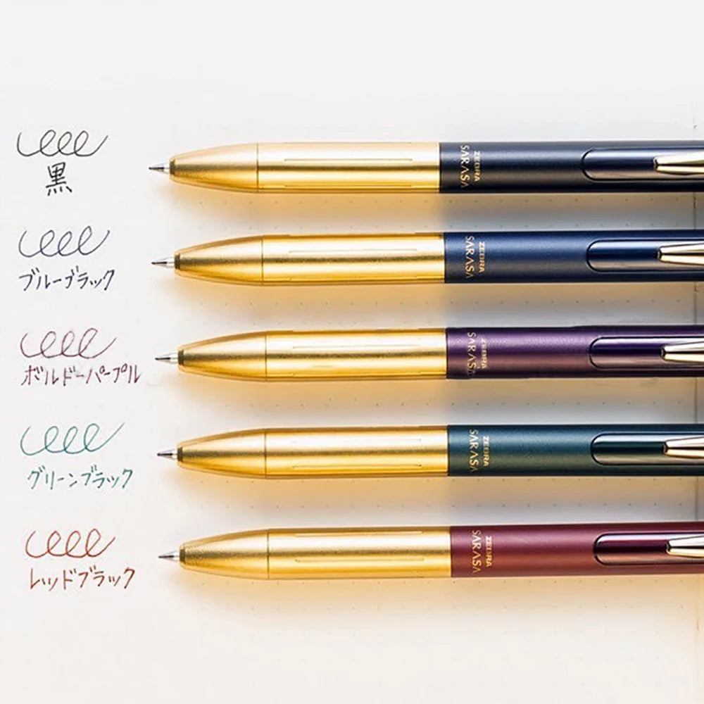 ZEBRA JJ56 Metal Gel Pen Vintage Colo