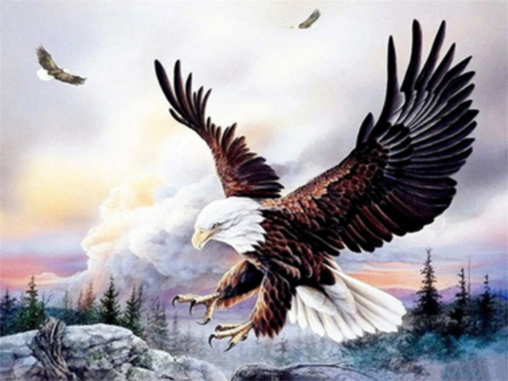 Embroidery  Eagle Cross Stitch Kits