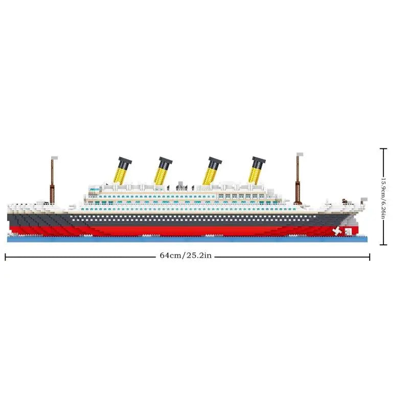 4404PCS Titanic Building Blocks Cruise Ship