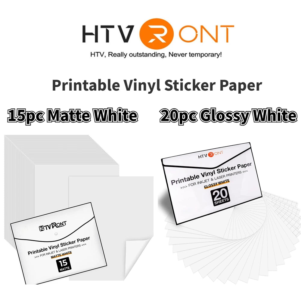 Matte Glossy Printable Vinyl Sticker Paper