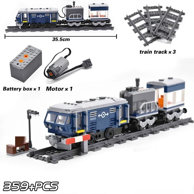 Train Power Function high-tech Building Block Bricks