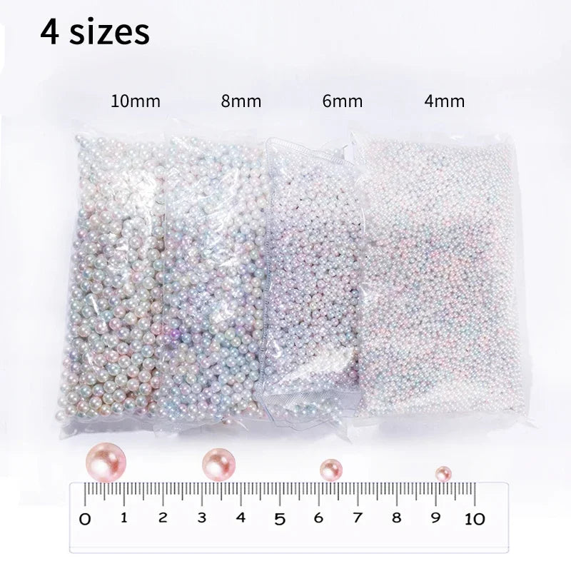 Round Loose Beads for DIY Clothing Making Supplies