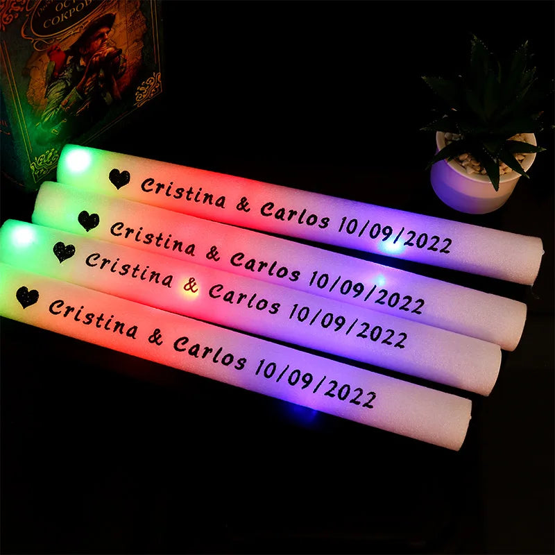 12/15/30/60Pcs LED Glow Sticks  Party Supplies