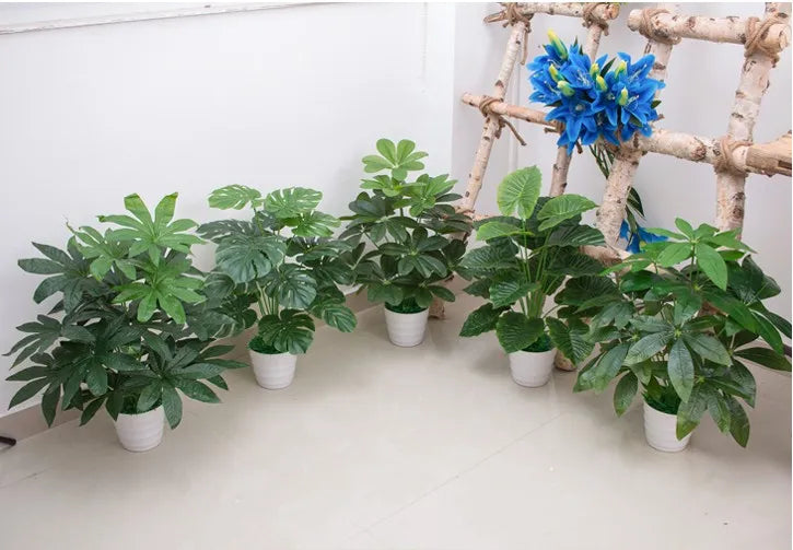 Artificial Monstera Tree Decoration