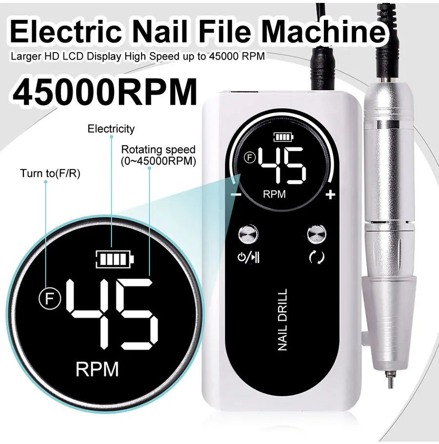 Rechargeable Nail Polish Machine with  Low Noise