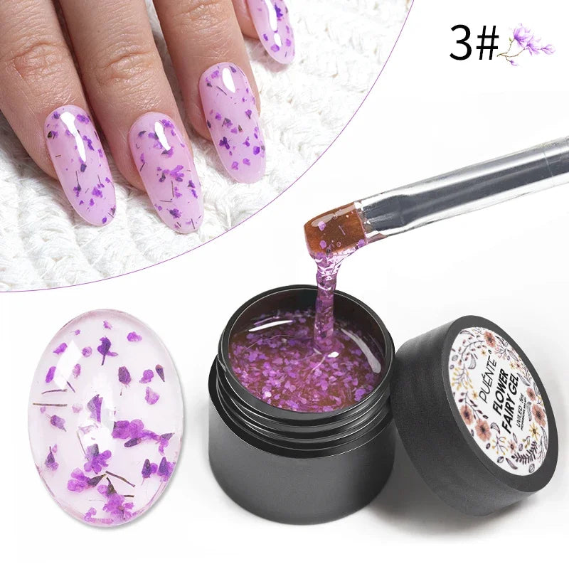 Gel Glitter Semi-Permanent Nail Art Varnish