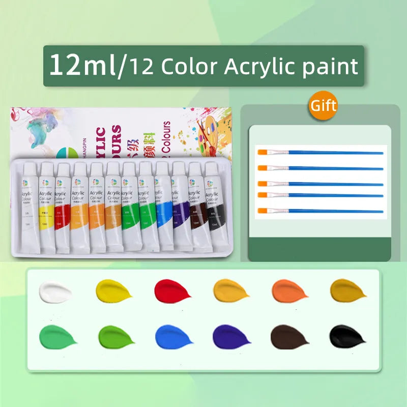 Acrylic Paint 12 18 24 36 Color Paint Set