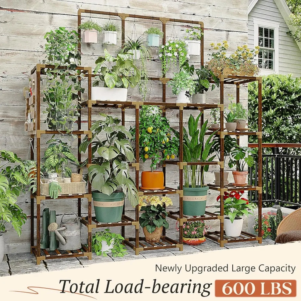 Indoor & Outdoor Tall Plant Stand With 7 Layers