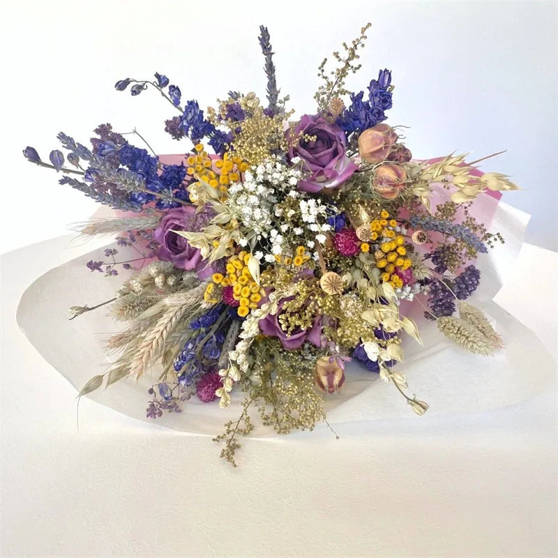 Boho Mix Dried Flower Small Bouquet