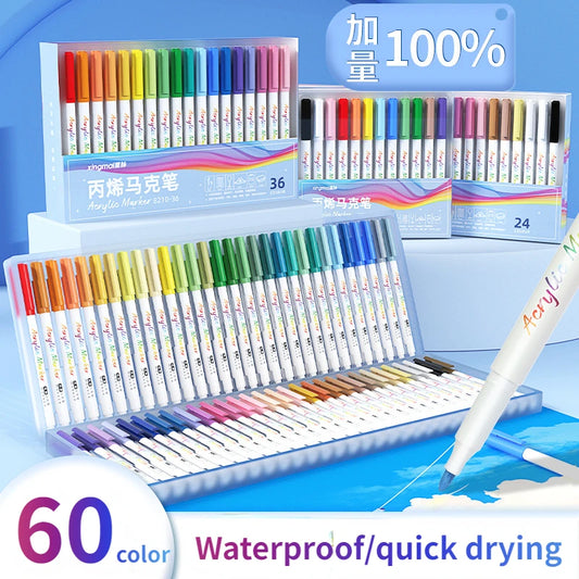 60 Colors Acrylic Paint Pens