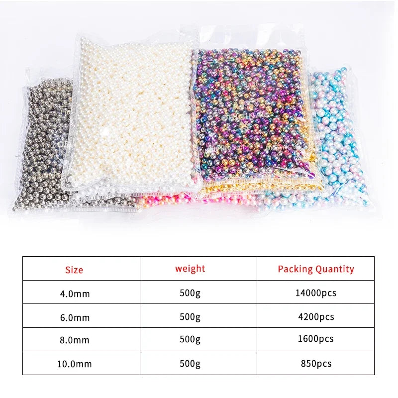 Round Loose Beads for DIY Clothing Making Supplies