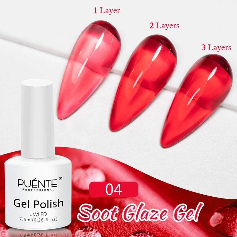 Gel Glitter Semi-Permanent Nail Art Varnish